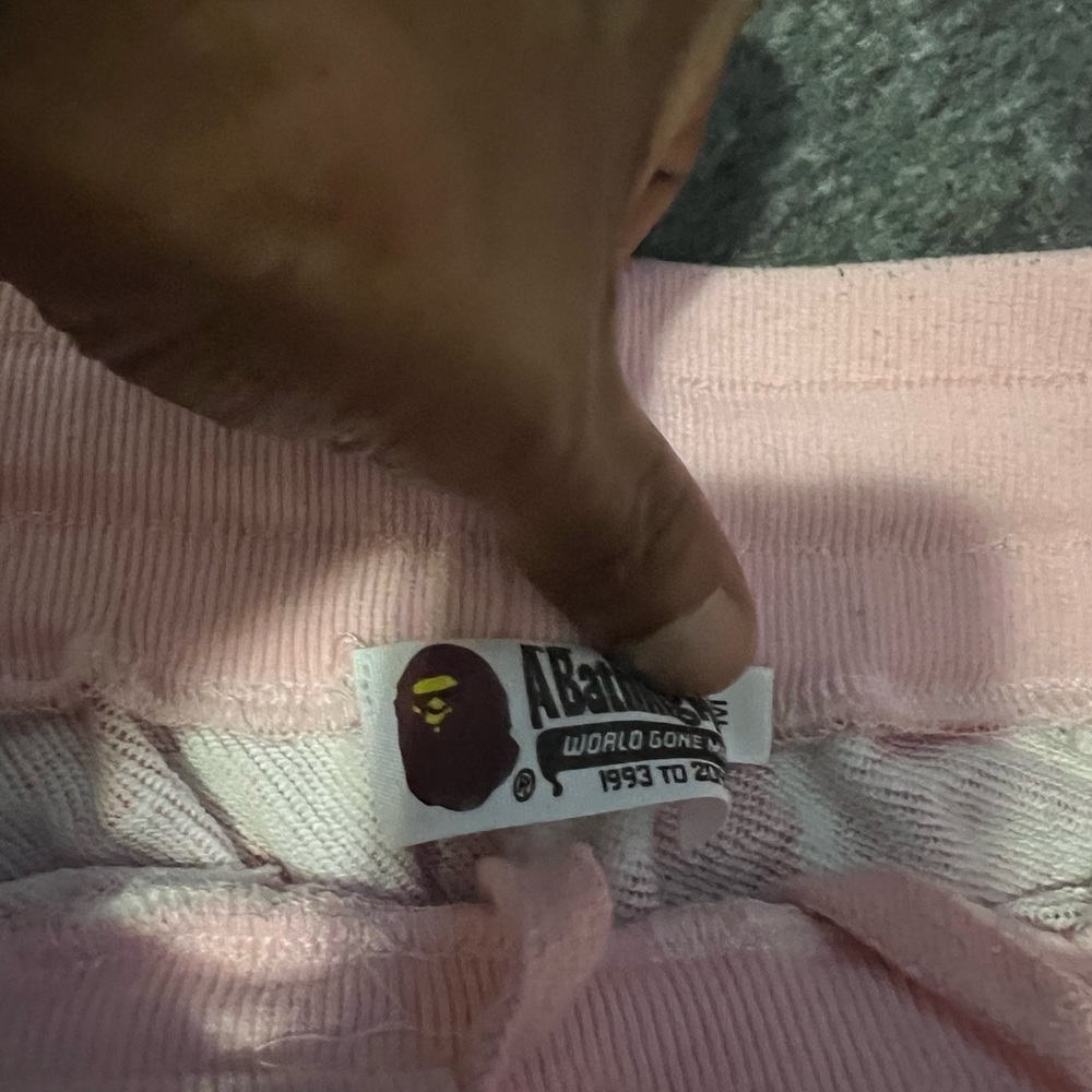 Pink Camouflage Bape Shorts - Picture 3 of 5